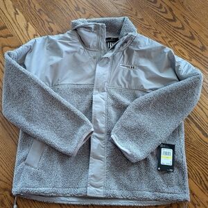 NEW! Women's Under Armour Mission Full Zip Gray Fleece Jacket Size Medium